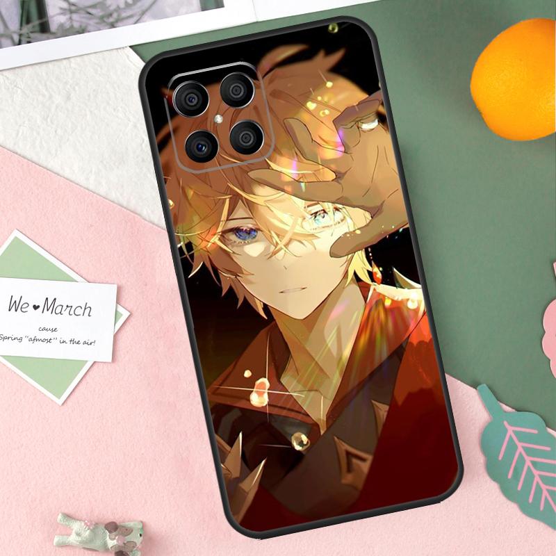Чехол Genshin Impact Тарталья для Honor X8b X9b X9c X9a X8a X8 X9 50 70 90 Lite Honor 200 Lite Magic 7 5 6 Pro