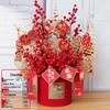 New Home Money Tree Fortune Set - Artificial Flowers Housewarming & Wedding DIY Tabletop Ornament