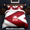 Nottingham Forest Design Bed Bedding Set 1 Duvet Cover + 2 Pillowcases Soft Breathable Household Bed Linens
