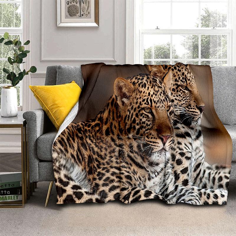 Одеяло с рисунком зверя, леопарда, гепарда, мягкое одеяло для дома, спальни, кровати, дивана, пикника, путешествия, офиса, одеяло, детское одеяло