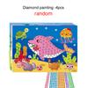 Children Handmade DIY Toys Button/Pompom/Diamond Stickers Drawing Toy Puzzle Early Education Color Cognition Birthday Gift TMZ