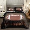 Football Duvet Cover Set 3D Sports Football Bedding Set Pillowcase For Boys Teens Double Queen King Size Polyester Qulit Cover