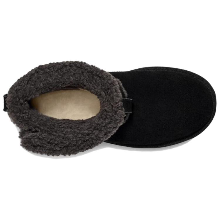 UGG Овчина Универсальные Удобные Модные Модные Короткие Зимние Ботинки Женские ботинки Черный 1144041-BLK