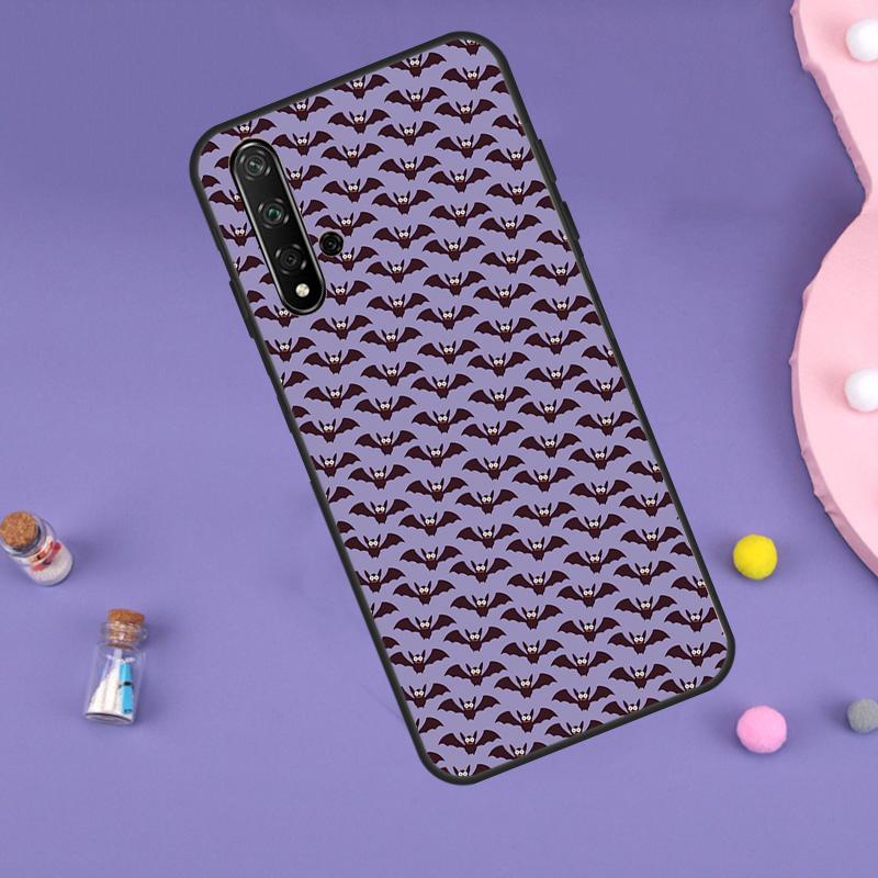 Halloween Vampire Bats Funda For Huawei Nova Y91 Y90 Y70 Y60 Y61 9 10 SE 11i 8i 7i 3i 5T P30 P40 Lite P60 Pro Case
