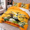 Kung Fu Panda 3Pcs Bedding Set Duvet Cover With Two Pillowcases For Bedroom Home Decoration