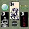 Чехол для телефона для iPhone 17,16,15,14,13,12,11,Pro,Max,Plus,Mini,SE4,E Комиксы J-Дзюндзи Ито T-Томиэ Магнитный Magsafe Беспроводная зарядка