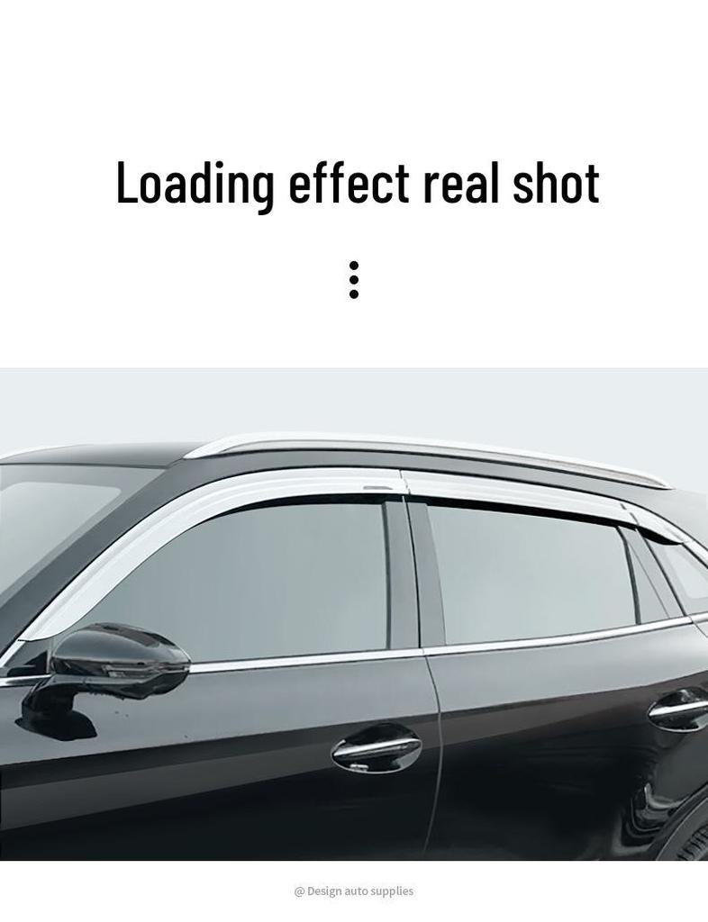 Гальванизированные дефлекторы окон для Hongqi HS5 2019-2022 - Аксессуары для наружного тюнинга