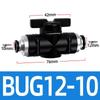 Pneumatic Hand Valve Set with Quick-Plug Connectors BUC 4/6/8/10mm