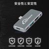 USB C Хаб Тип C Хаб iPad Mac Хаб 60 Вт PD Быстрый Аудио Тип C Хаб Тонкий Дизайн с Защитной Крышкой Порт Док-станция Прямая Вставка Совместимый с