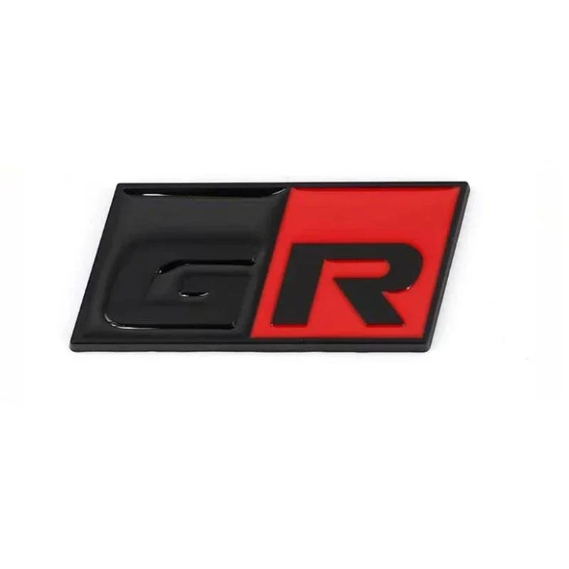 Etiquetas adhesivas metálicas 3D para coches, emblemas, calcomanías para Toyota sport GR Sport RAV4 C-HR Avensis Prado Prius, ac
