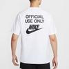 Nike Спортивная одежда As U Nsw Футболка M90 Oc Remix Модная Простая Футболка-пуловер с круглым вырезом Однотонная Футболка с коротким рукавом Мужские топы Белый HJ0775100