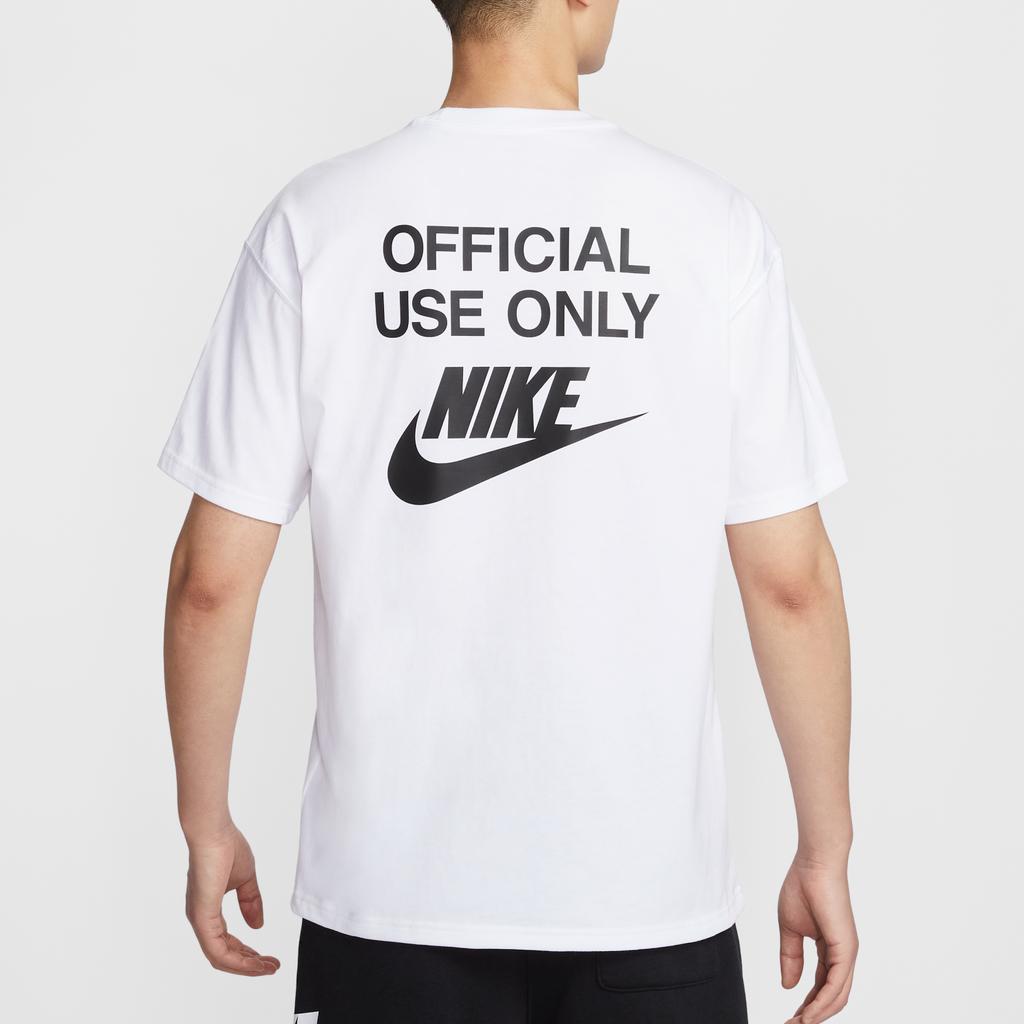 Nike Спортивная одежда As U Nsw Футболка M90 Oc Remix Модная Простая Футболка-пуловер с круглым вырезом Однотонная Футболка с коротким рукавом Мужские топы Белый HJ0775100