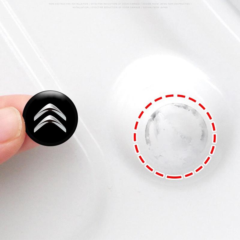 4Pcs For Citroen C1 C2 C3 C4 C5 C6 C8 C4L DS3 DS4 DS5 DS5LS DS6 PVC Door Shock-Absorbing Anti-Noise Gasket Sticker