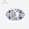 Gica Gem Новое винтажное темпераментное кольцо из стерлингового серебра 9525 пробы для женщин, изысканное индивидуальное ювелирное изделие высокого качества, подарок на выпускной