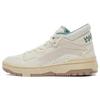 Li Ning Wave MID Универсальные Винтажные Скейтбордические Кроссовки Скользкие Устойчивые к Истиранию Средняя Высота Скейтбордические Кроссовки Женские AGCT224-1