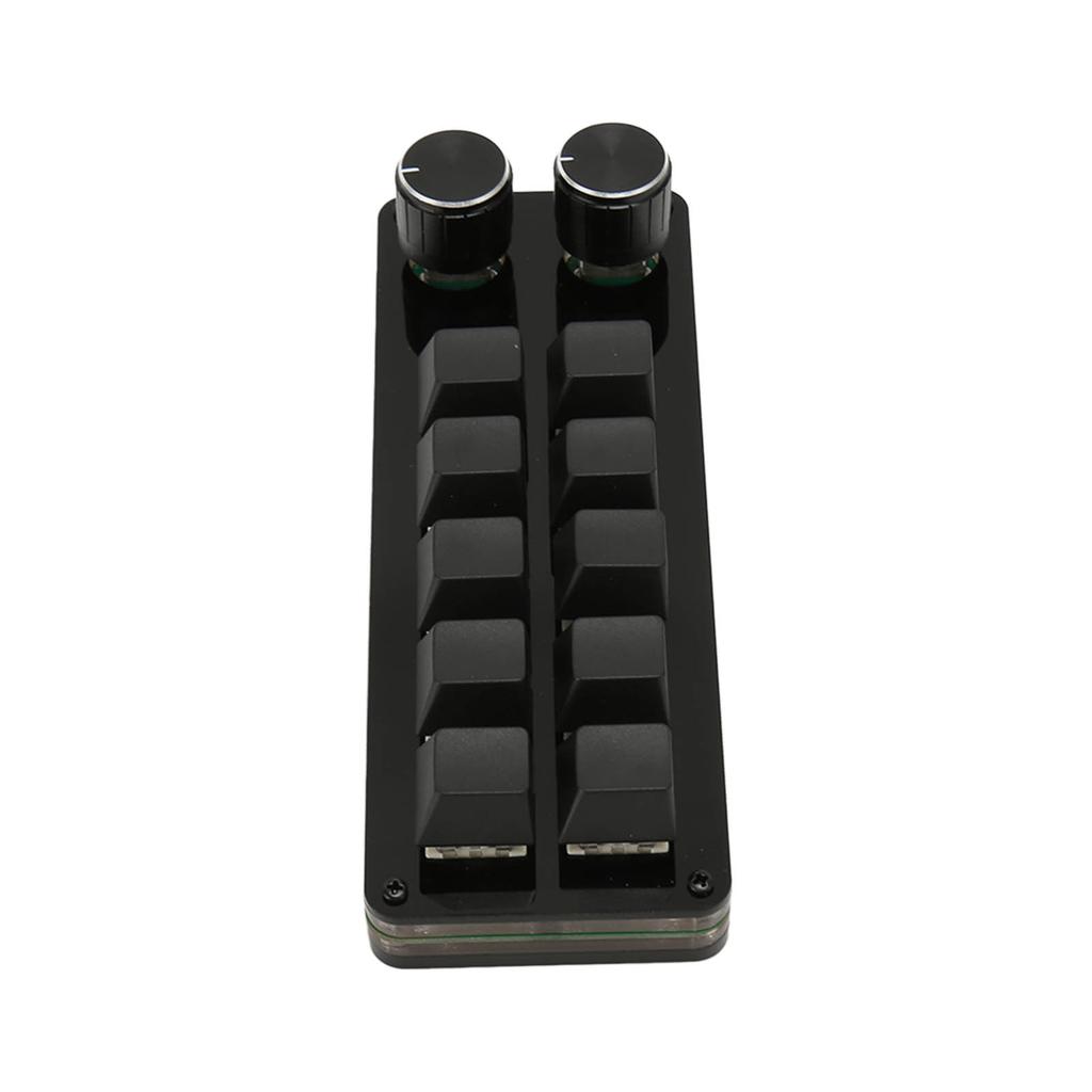 Программируемая клавиатура 10 клавиш 2 регулятора Синие переключатели Механическая С возможностью горячей замены Мини-клавиатура для игр Офис Медиа