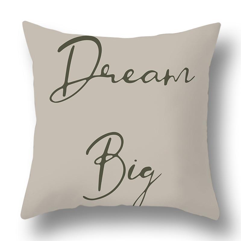 Наволочка с зеленым растением и абстрактным геометрическим принтом для дома, гостиной, украшения дивана, наволочка