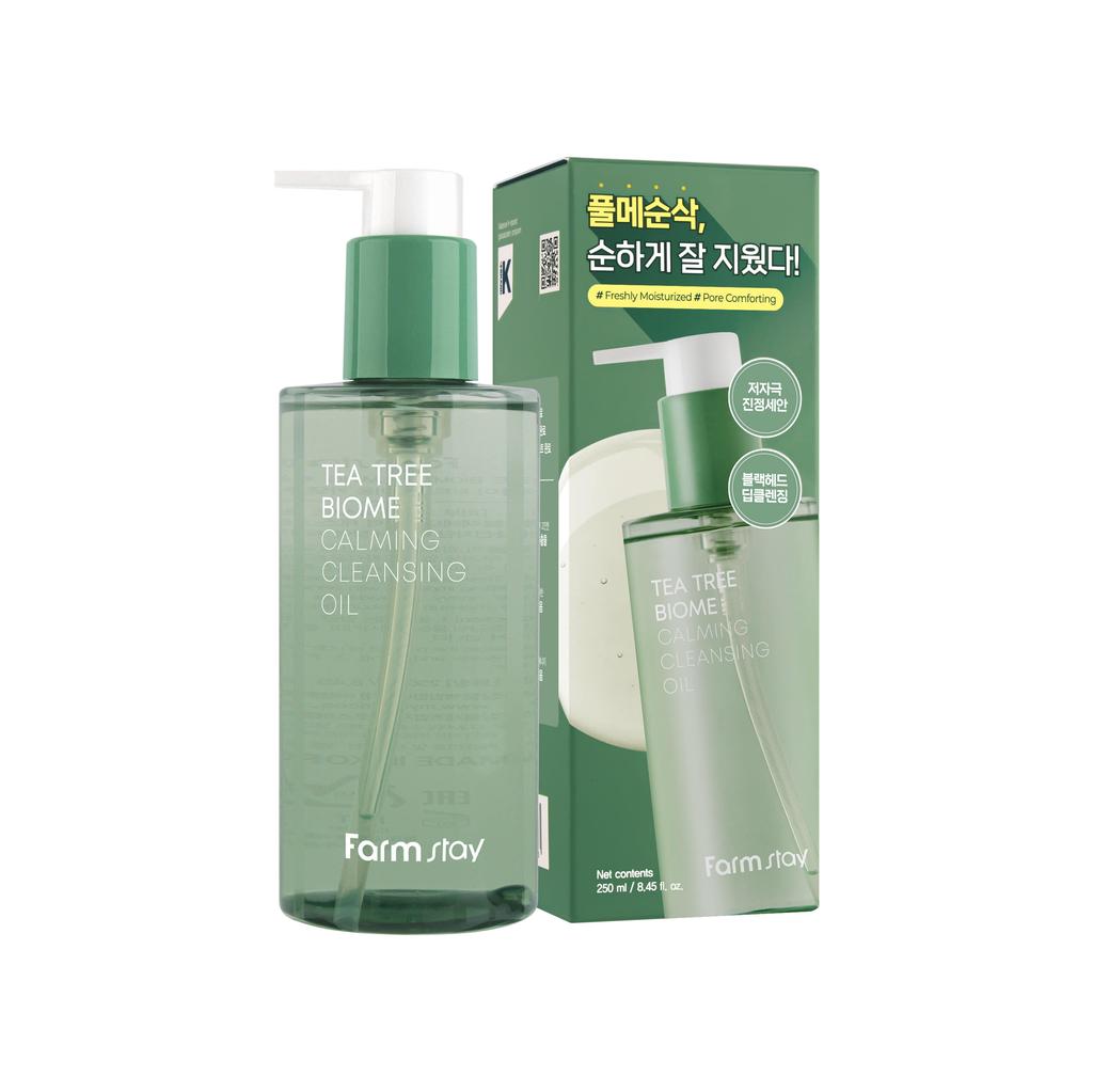 Farm Stay Tea Tree Biome Calming Cleansing Oil 250ml