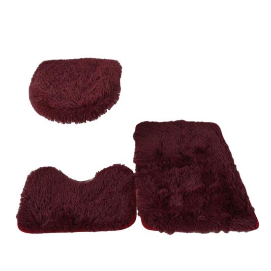 1 комплект коврика для унитаза. Очень мягкий U-образный нескользящий впитывающий коврик для пола.