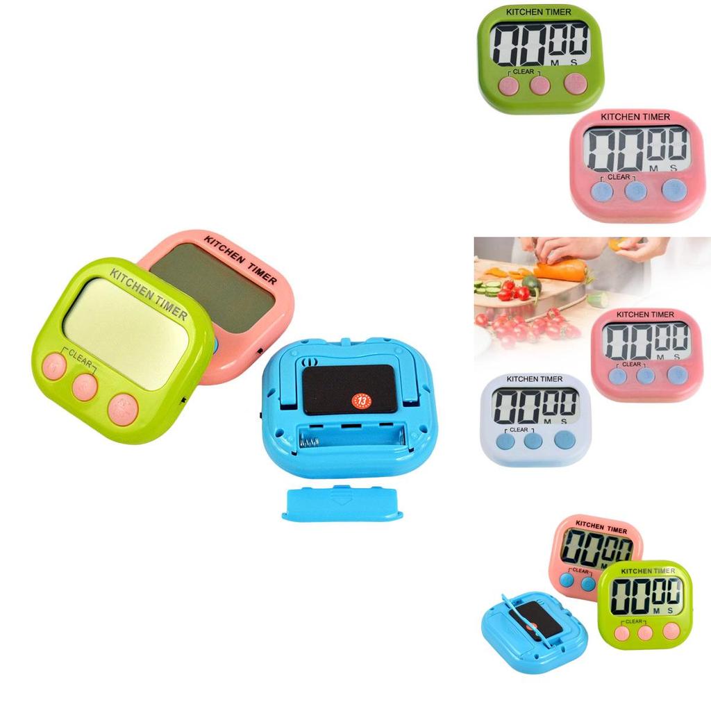 Компактный электронный кухонный таймер с выключателем питания. Идеален для кулинарии и выпечки.