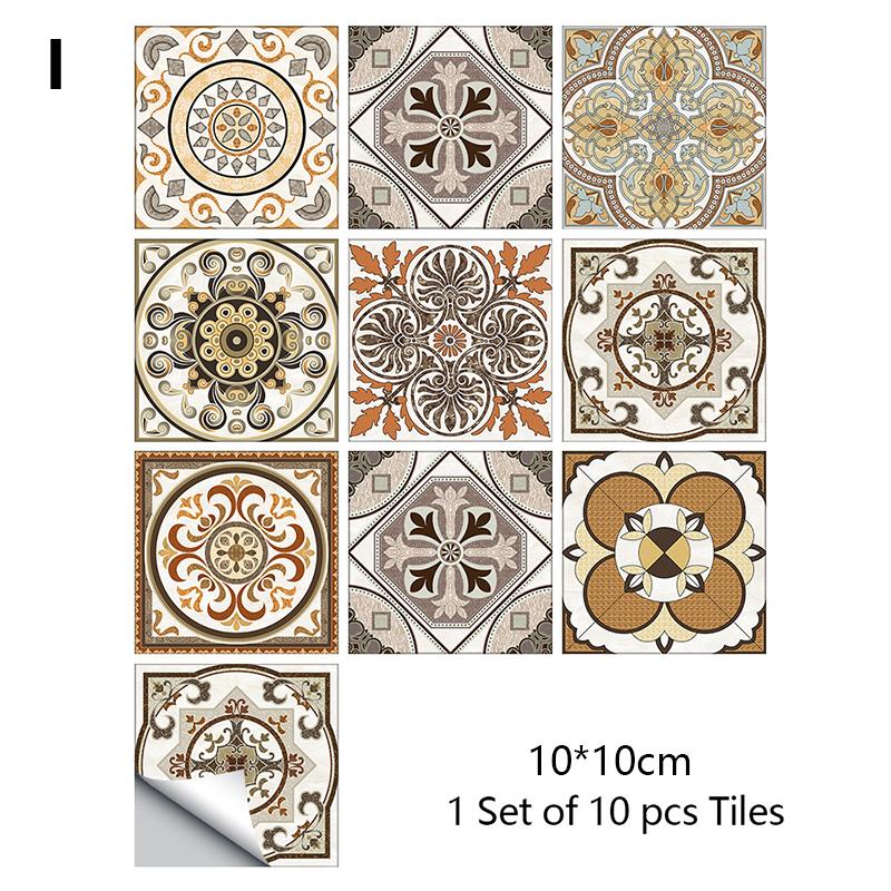 Ретро кухонные столы наклейка плитка узор напольная наклейка матовая поверхность плитка наклейка водонепроницаемая