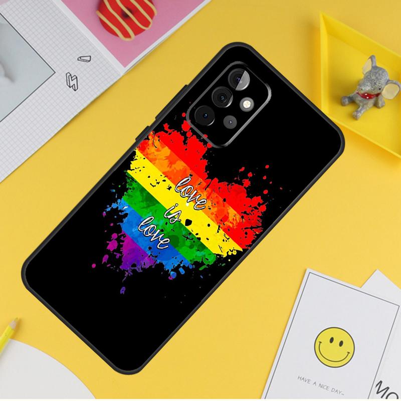 Гей Лесбиянка ЛГБТ Радужный Прайд Чехол для телефона для Samsung Galaxy A53 A33 A13 A12 A32 A52 A14 A34 A54 A15 A25 A35 A55 A71 A51