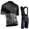 Men Women Cycling Jersey Set Short Sleeve Breathable Mountain Bike Apparel Riding Gear