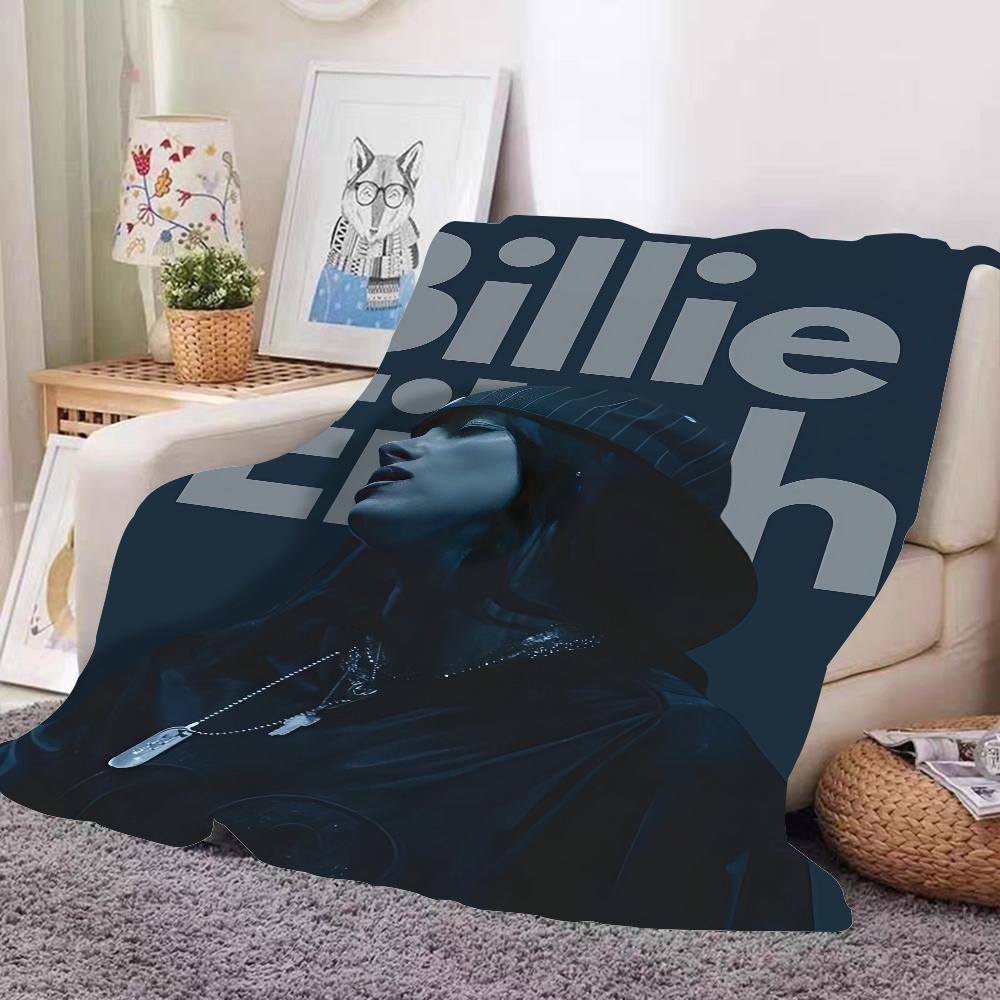 Singer B-Billie-Girl E-eilish Blanket Design Lightweight For Dorms, Naps, Living Room, Office,Sofa,All-Season