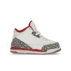 Air 3 Retro TD Cardinal Red Baby Sneakers White Light-Curry Cement-Grey 832033-126