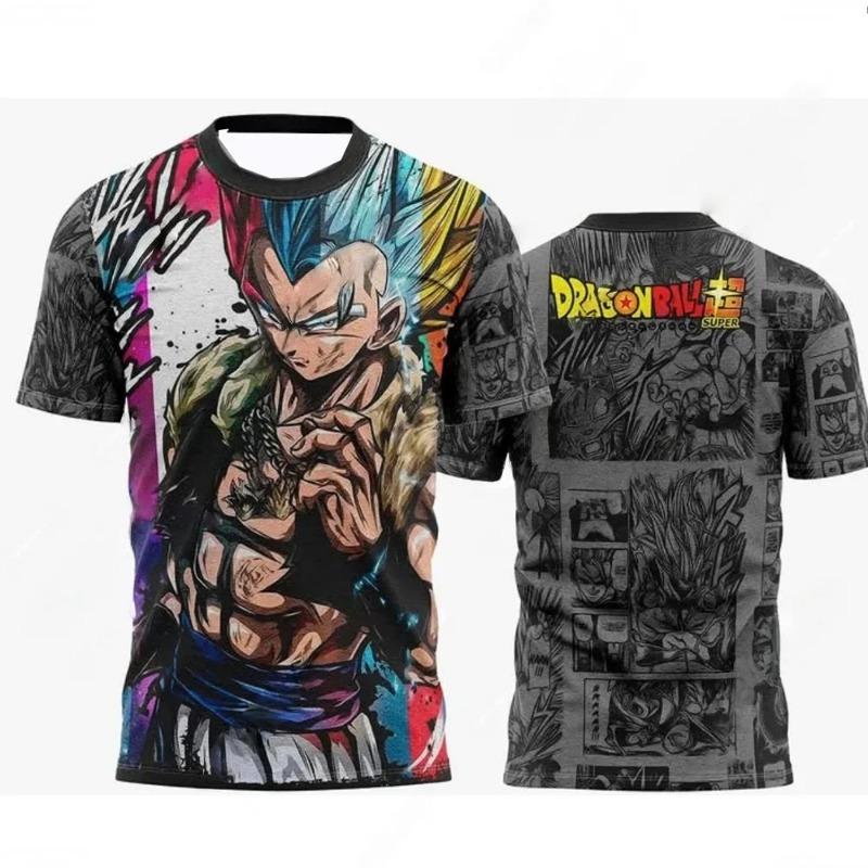 Dragon Ball Z Аниме Гоку Веджета 3D Печать Футболка Мужская Хип-Хоп Уличная Одежда Повседневная Футболка Унисекс Стиль Манга
