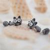Party Soft Clay Temperament Korean  Earrings Women Jewelry 3D Animal Earring Cartoon Stud Earrings
