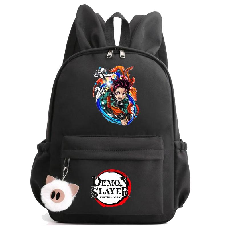Рюкзак «Убийца демонов» в стиле аниме, рюкзак для девочек и мальчиков, школьный рюкзак для школы, сумка для книг для мужчин и женщин, дорожная сумка для отдыха Mochila