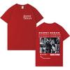 Rapper Danny Ocean New Album Tourr Fashion Tshrit Mens Double Sided Print Casual Tshrits Oversized Cozy Loose T Shrit Streetwear