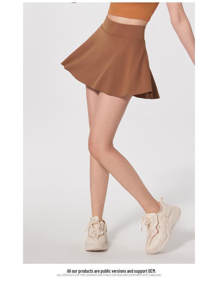 Женская спортивная юбка 2025 года с быстрым высыханием для йоги, бадминтона, бега, тенниса и гольфа