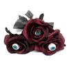 1/5Pcs Horror Artificial Flower With Eyeball Black Fake Flower Rose Halloween Cosplay Supplies Costume Home Party Decor Gift