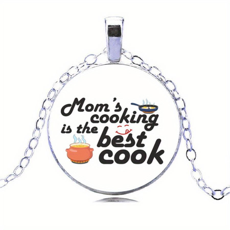 Картина маслом «Я люблю готовить» Маминый повар ЭТА МАМА ЛУЧШАЯ В МИРЕ Яйцеварка Кухонный инструмент Время Брелок с драгоценными камнями Брелок для шеф-повара Кухонный работник