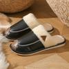 Хлопковые тапочки для женщин на весну, осень и зиму, Подходят для домашнего использования, Нескользящие домашние, Теплые домашние, Парные, Зимние плюшевые мужские тапочки