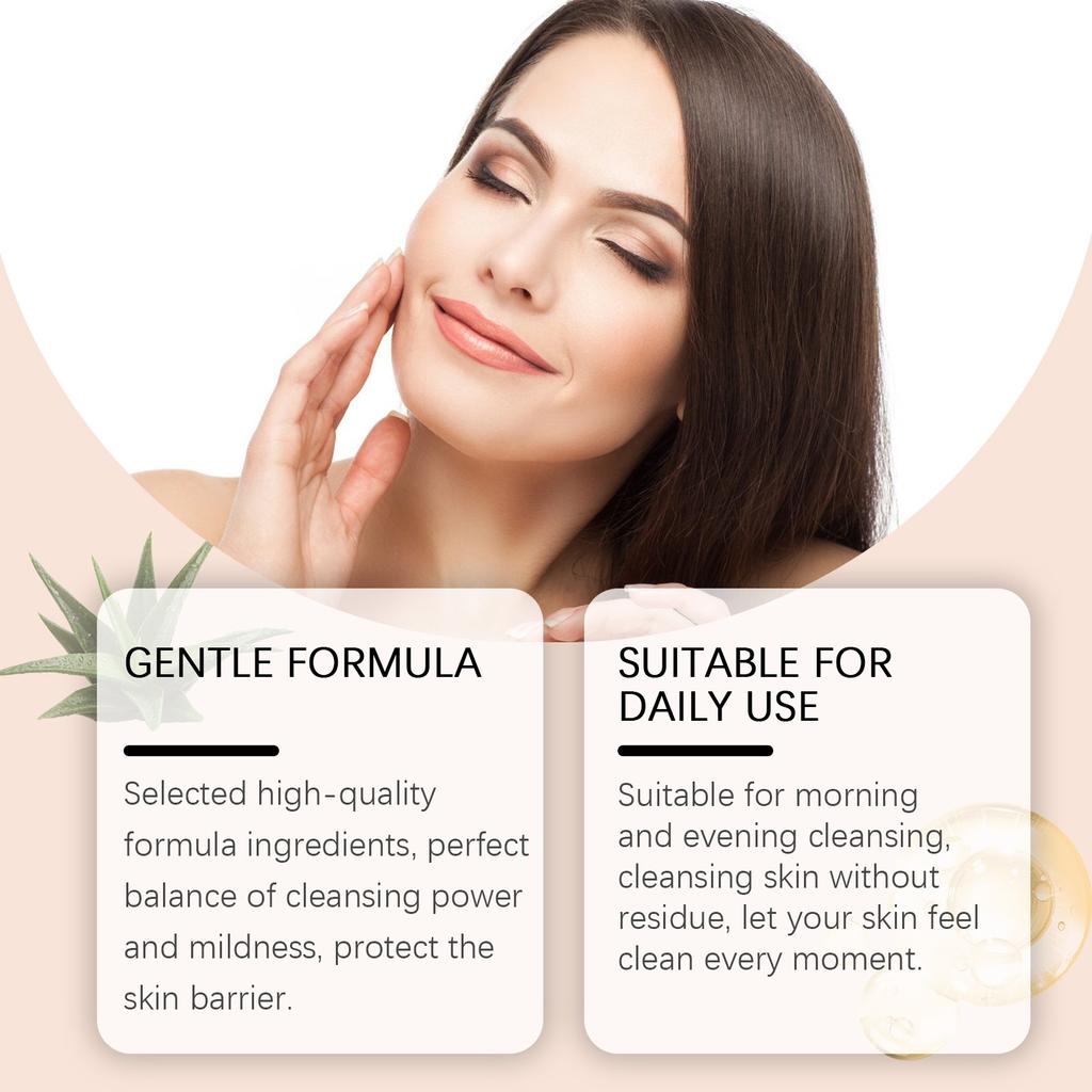 Освежающий и контролирующий жирность очищающий крем для лица Очищающее средство для жирной кожи Мягкое очищающее средство для мужчин и женщин Универсальное очищающее средство Очищающее средство для лица Мед