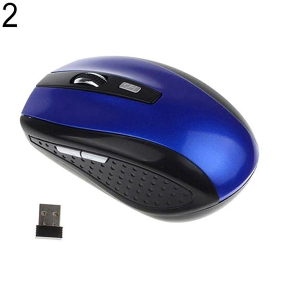 Kabellose Gaming-Maus Ergonomisch USB-Empfänger 1200dpi 2,4GHz Mäuse für PC Laptop