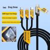 240W Multifunctional 3-in-1 Mecha Fast Charging Cable for Apple & Huawei