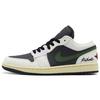 Air Jordan 1 Low Винтажные Баскетбольные Кроссовки Унисекс Черно-Бело-Зеленые DC0774-001(Команда57-)