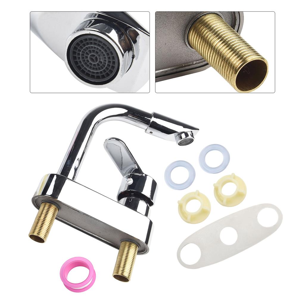 Ванные комнаты Раковины Смесители Смесители с вращением на 360° Смесители для ванны Смесители для горячей и холодной воды Кран для раковины Смесители для раковины с креплением на бортике