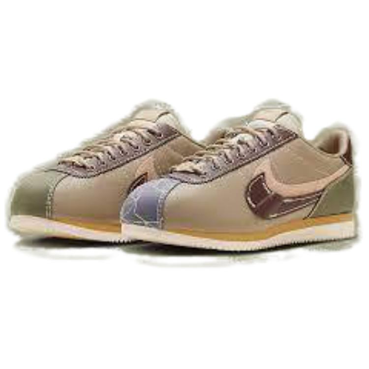 Nike Cortez Sashiko Men Sneakers Tan Olive White FZ5040-221