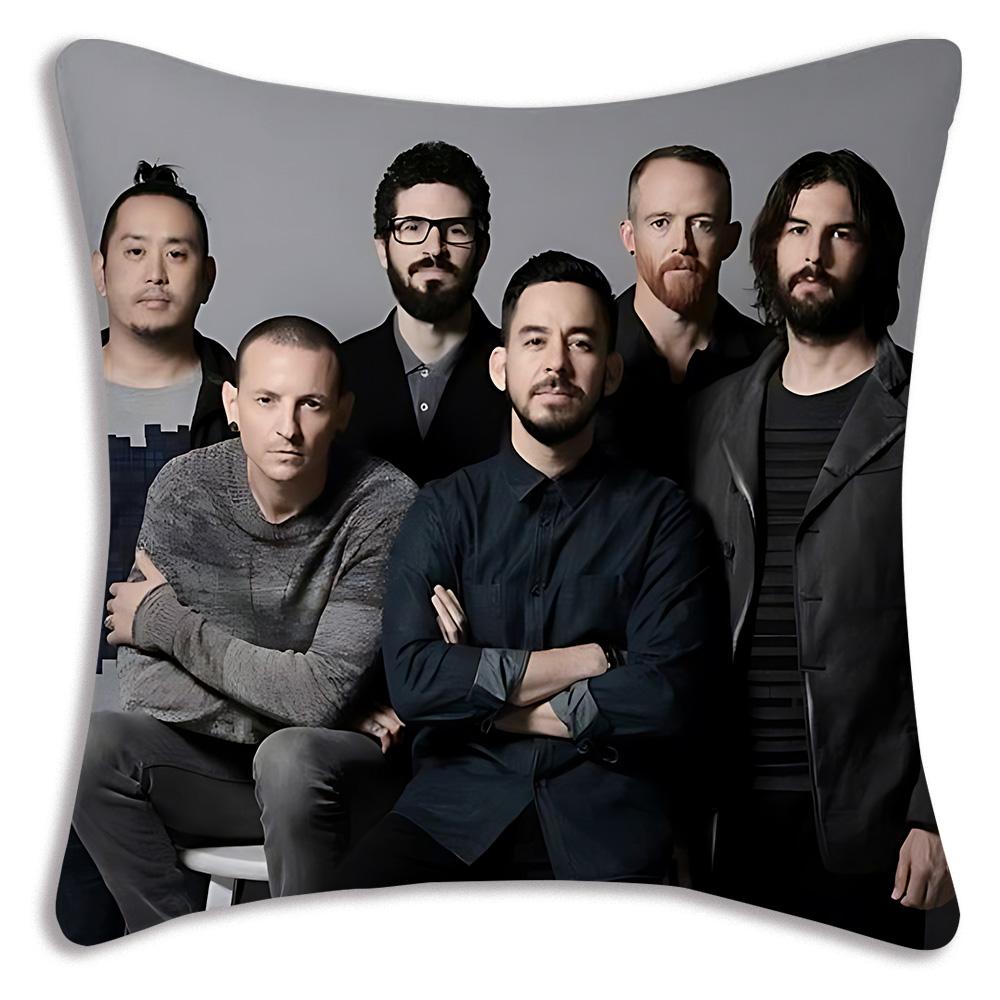 Всемирно известная рок-группа Linkin P-Park Наволочки Декоративные для дивана Домашние Двусторонние Печать Короткий Плюш Милые Наволочки