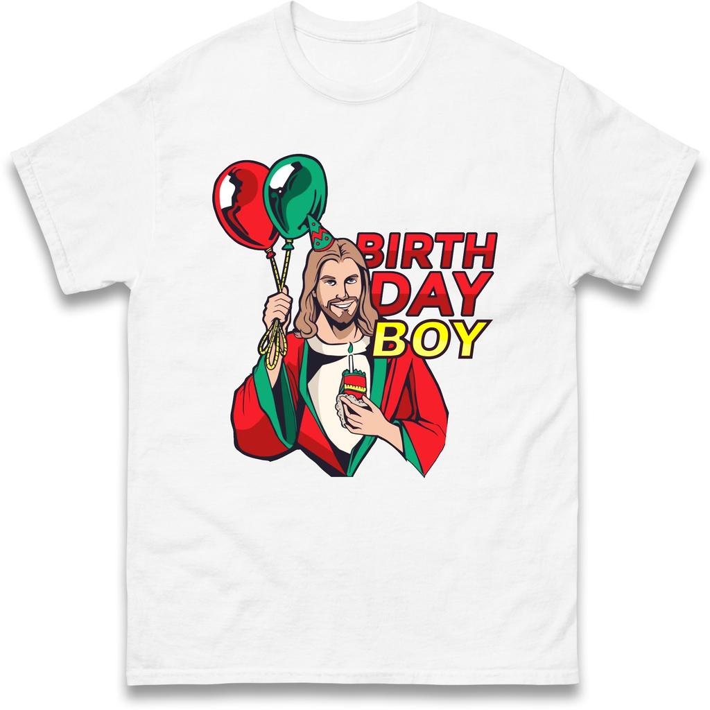 Birthday Boy Jesus Christmas Holiday T Shirt,Offensive Christmas Tee,Ugly Tee