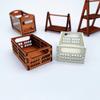 1/12 Dollhouse Mini Storage Baskets Dolls House Food Basket Dollhouse Decor