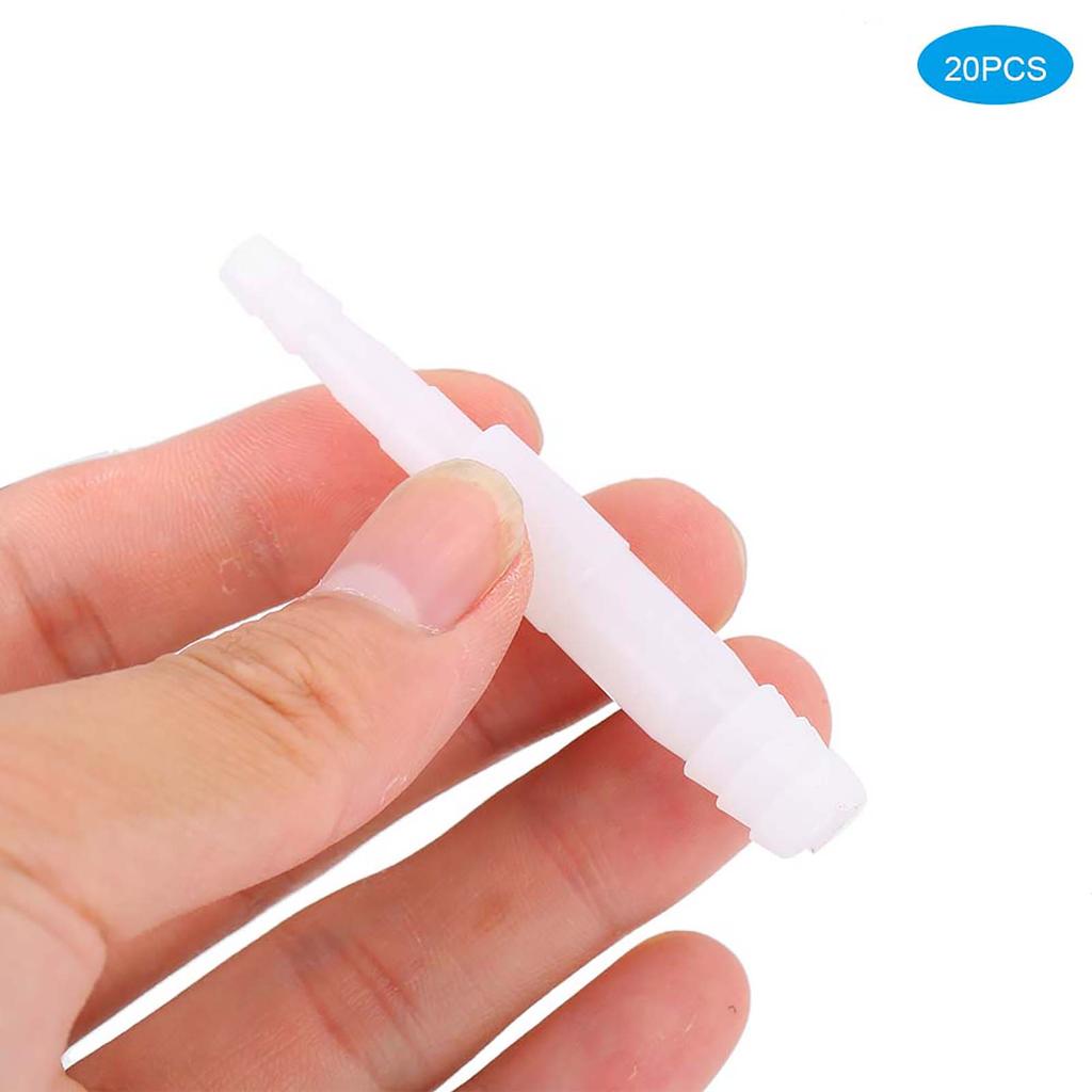 20pcs Aquarium Hose Adapter 4mm to 8mm PVC Tube Connector Converter