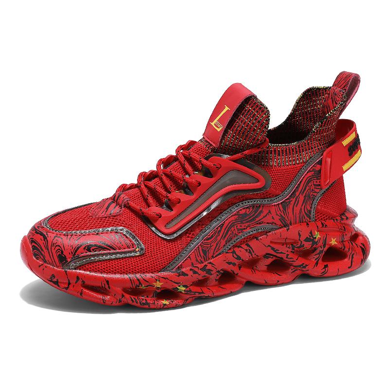 Men's Sneakers Running Shoes Breathable Outdoor Walking Sports Shoes Lightweight for Men Comfortable Athletic Training Footwear