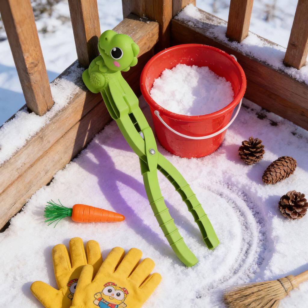 Снежок Клип - Цельное литье Дизайн динозавра Снежколеп Совместим с детьми Динозавр