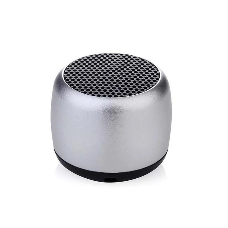 1 шт. Мини беспроводной Bluetooth-динамик портативный металлический беспроводной громкоговоритель мобильный телефон компьютер музыкальный плеер